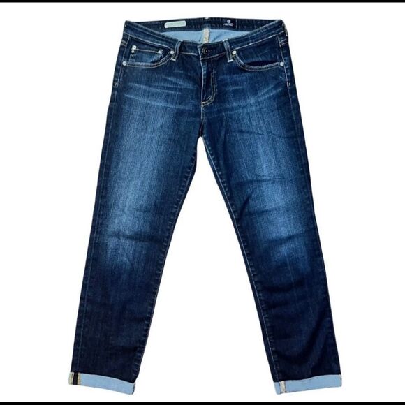 #315 AG ADRIANO GOLDSCHMIED the cropped slit jeans - Picture 2 of 11